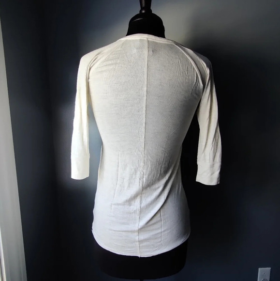 Dolan T-Shirt Aztec Embroidered Front Top - Picture 4 of 5